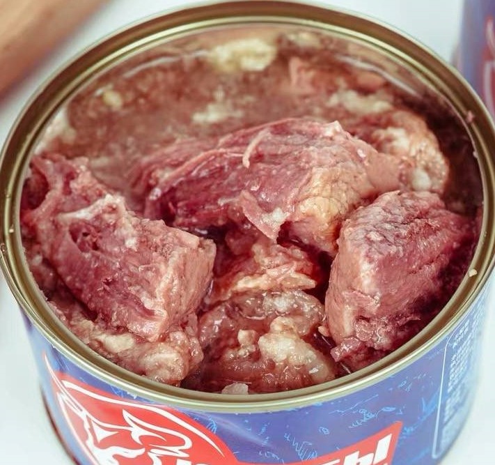 canned beef product
